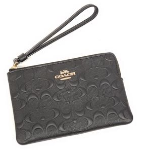Black Coach Wristlet